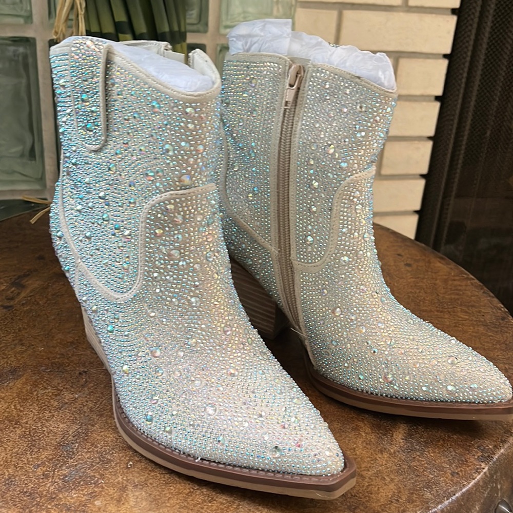 Rhinestone Boots